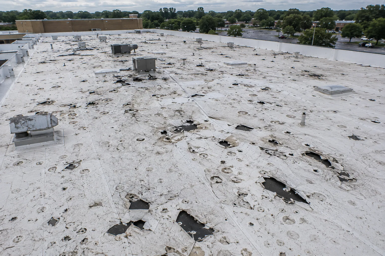 Occupied Commercial Building Reroofing in Elizabeth, NJ
